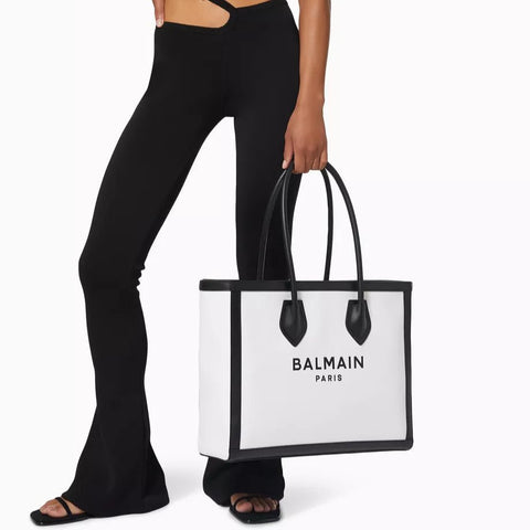 Balmain B - Army Shopper Tote Black Bag - BEAUTY BAR