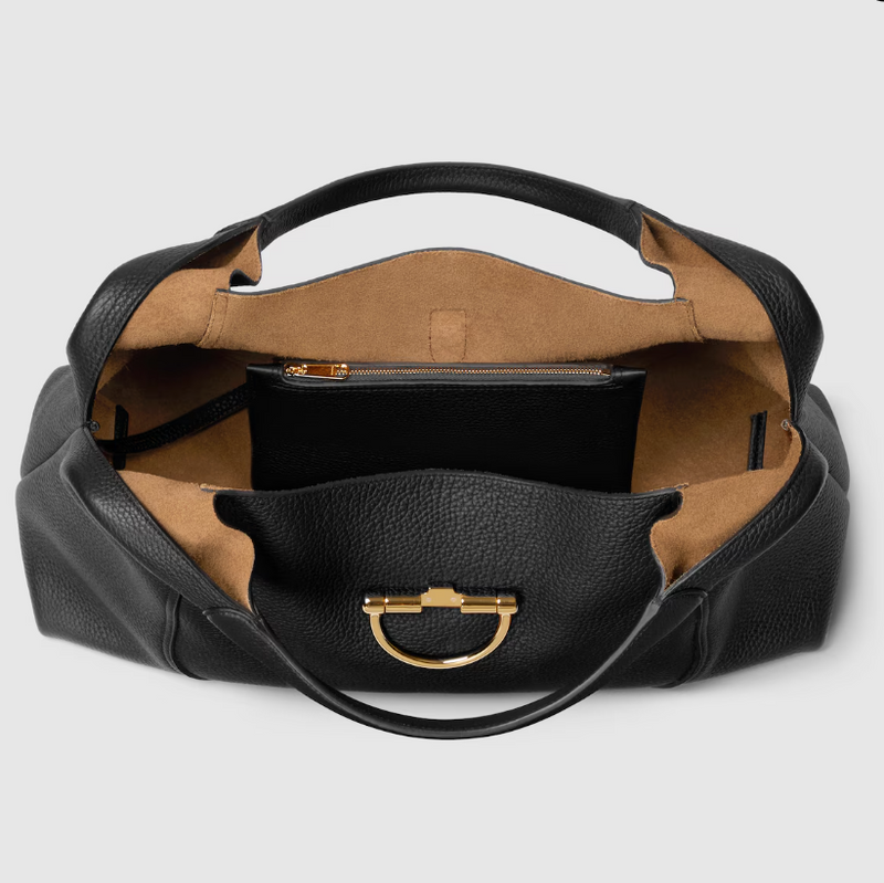 Gucci Softbit Maxi Shoulder Bag Black 2