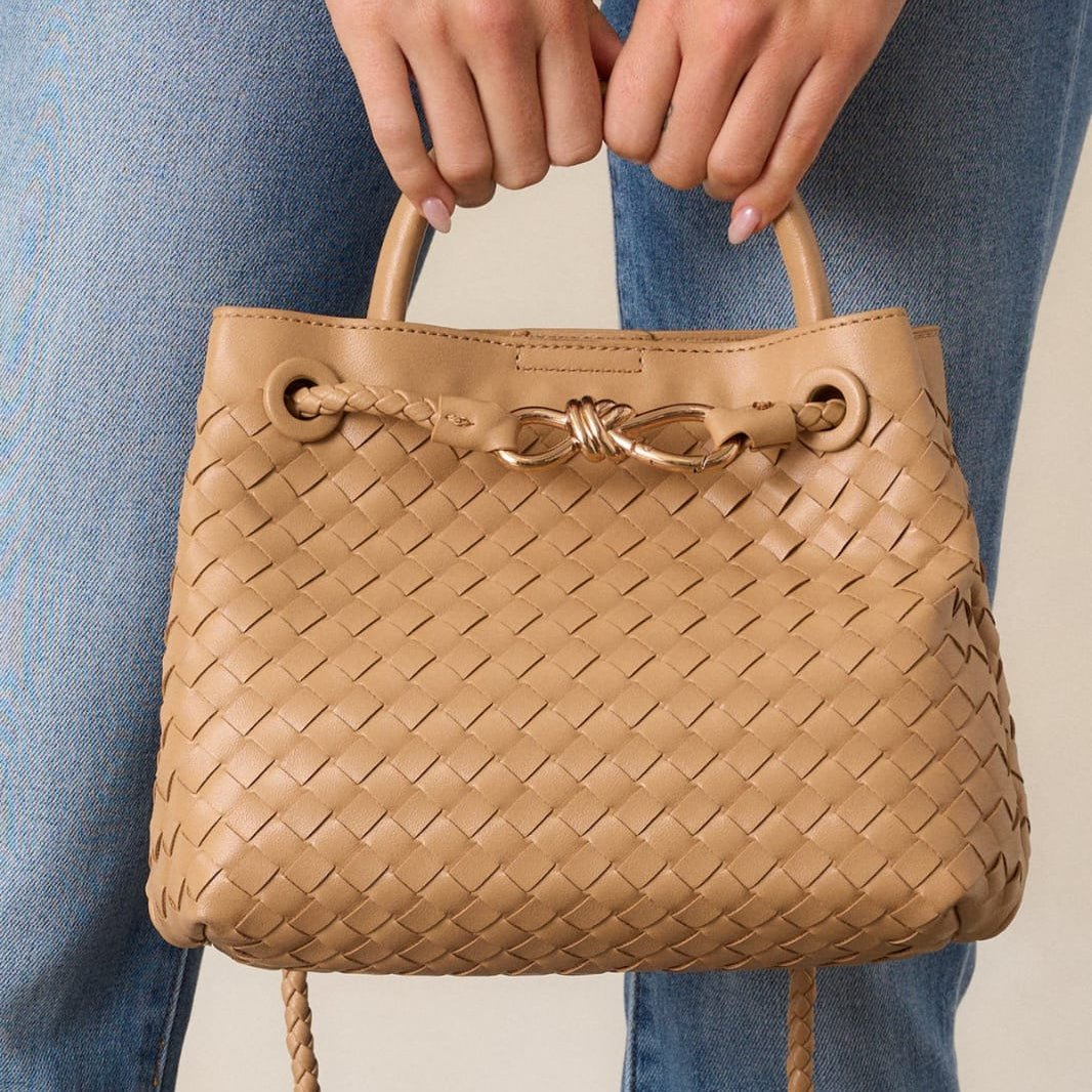 Bottega Small Andiamo Khaki 3
