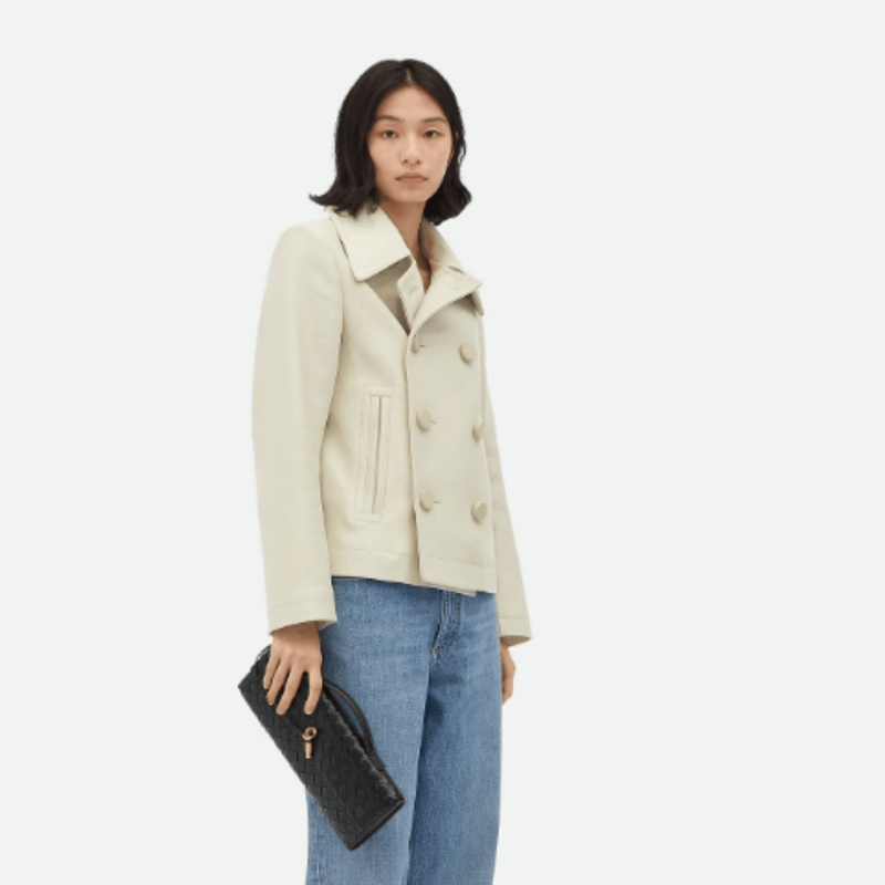 Bottega Veneta Andiamo Clutch – Black Intrecciato Leather 5