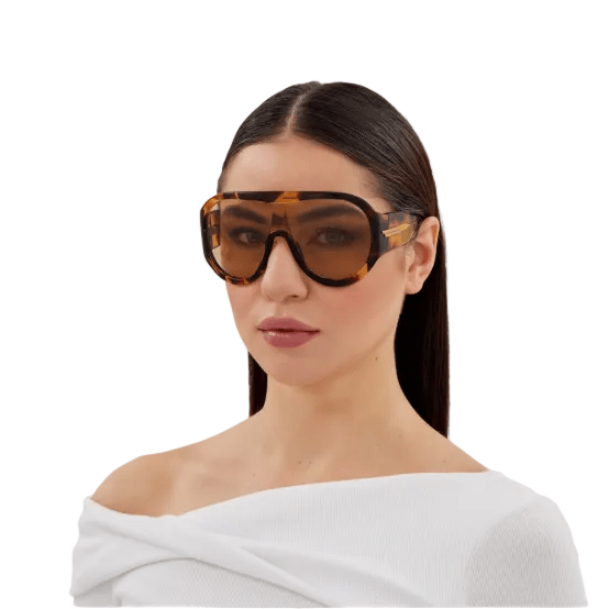 Bottega Veneta Bold Frame Aviator Sunglasses 2