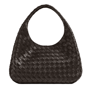 Bottega Veneta Campana Intrecciato Leather Shoulder Bag Medium