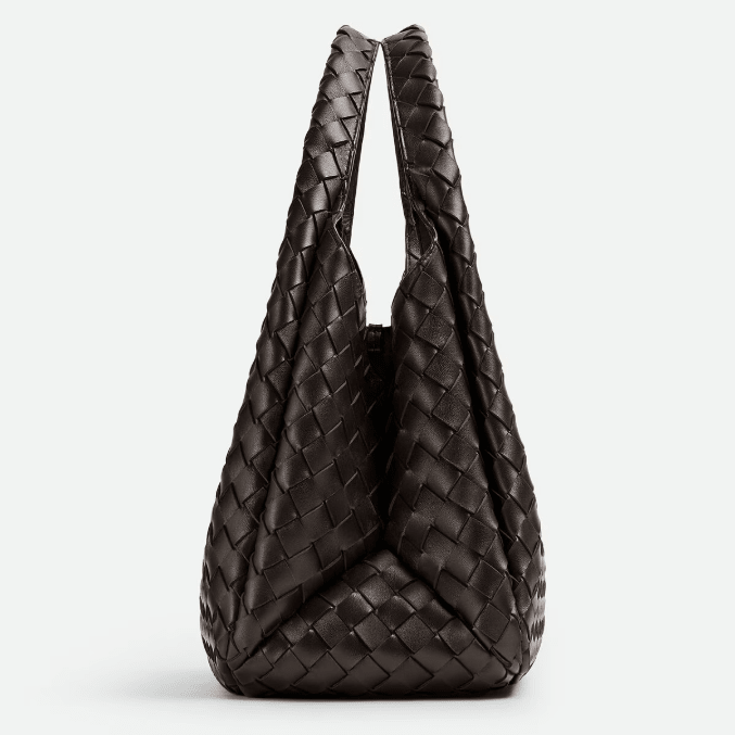 Bottega Veneta Campana Intrecciato Leather Shoulder Bag Medium 3