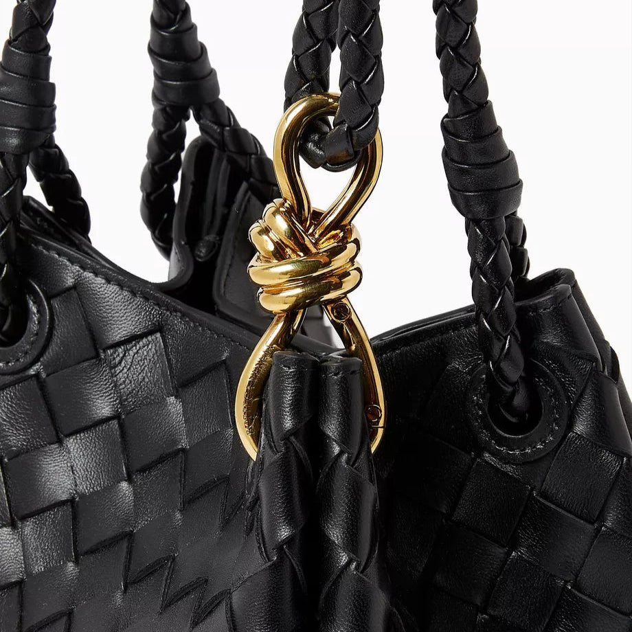 Bottega Veneta Follow Small Parachute Bag In Intrecciato Leather 2