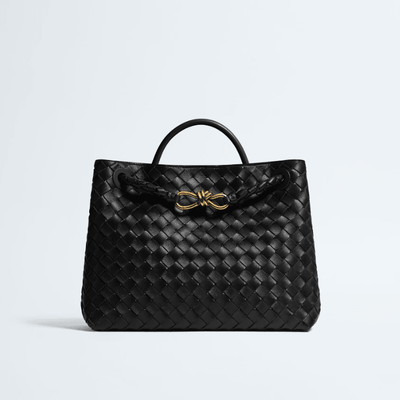 Bottega Veneta Medium Andiamo Crossbody Bag in Intrecciato Leather