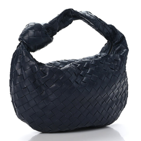 Bottega Veneta Nappa Intrecciato Teen Jodie Navy - BEAUTY BAR