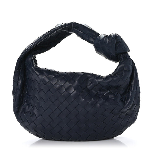 Bottega Veneta Nappa Intrecciato Teen Jodie Navy - BEAUTY BAR