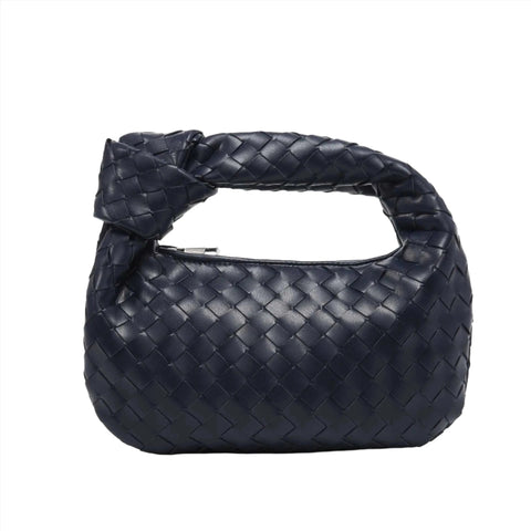 Bottega Veneta Nappa Intrecciato Teen Jodie Navy - BEAUTY BAR