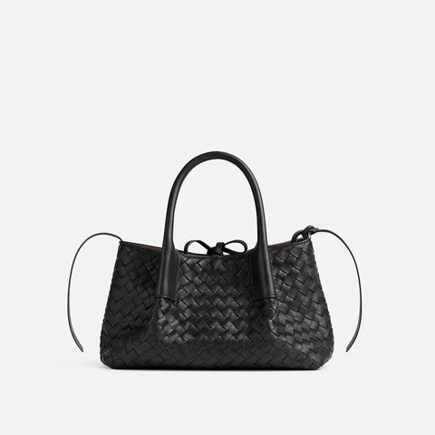 Bottega Veneta Pinacoteca Tote – Medium Black Intrecciato Leather | Sophisticated Everyday Luxury - BEAUTY BAR