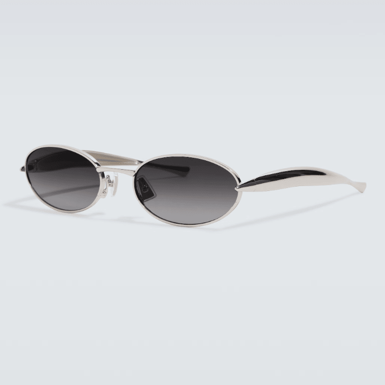 Bottega Veneta Sardine Oval Silver
