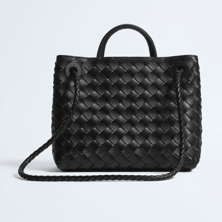 Bottega Veneta Small Andiamo Black Leather Bag 3