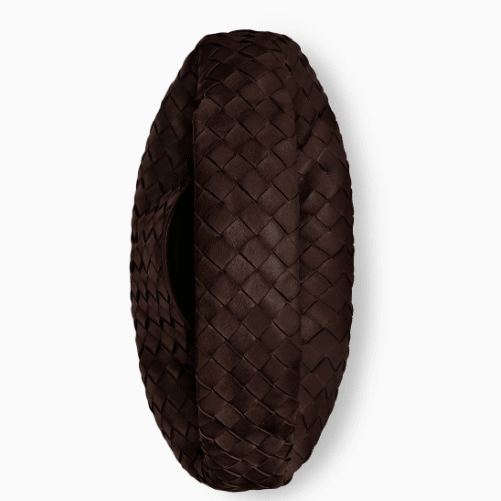 Bottega Veneta Small Hop Hobo Bag In Intrecciato Leather Brown 5