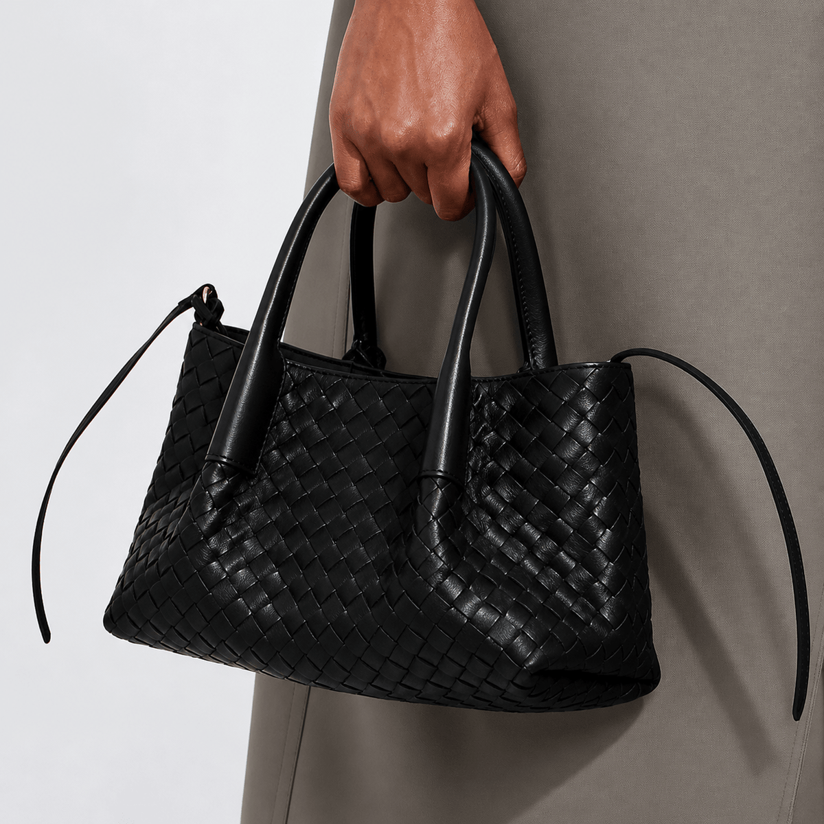 Bottega Veneta Small Pinacoteca Bag Black 2