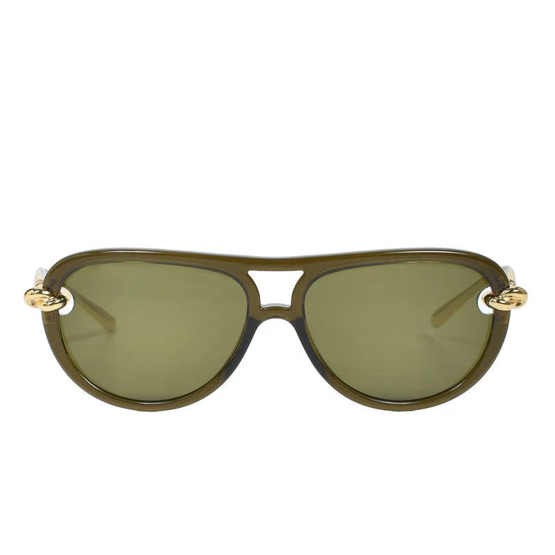 Bottega Veneta Sunglasses Army Green 2