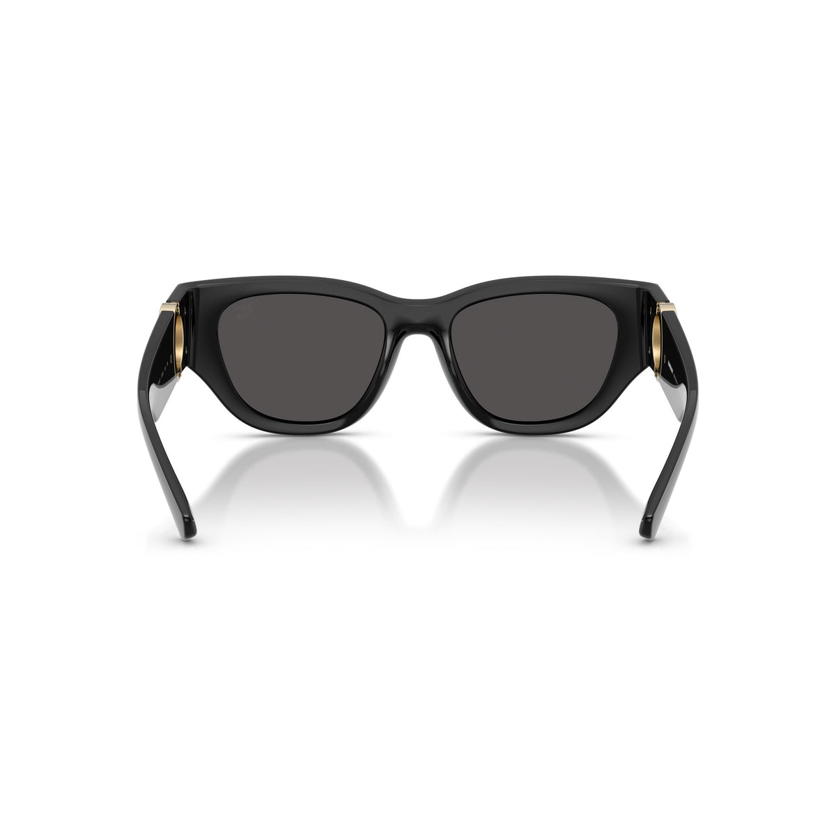 Burberry Black Cat-Eye Sunglasses With Gold Logo Accent 4
