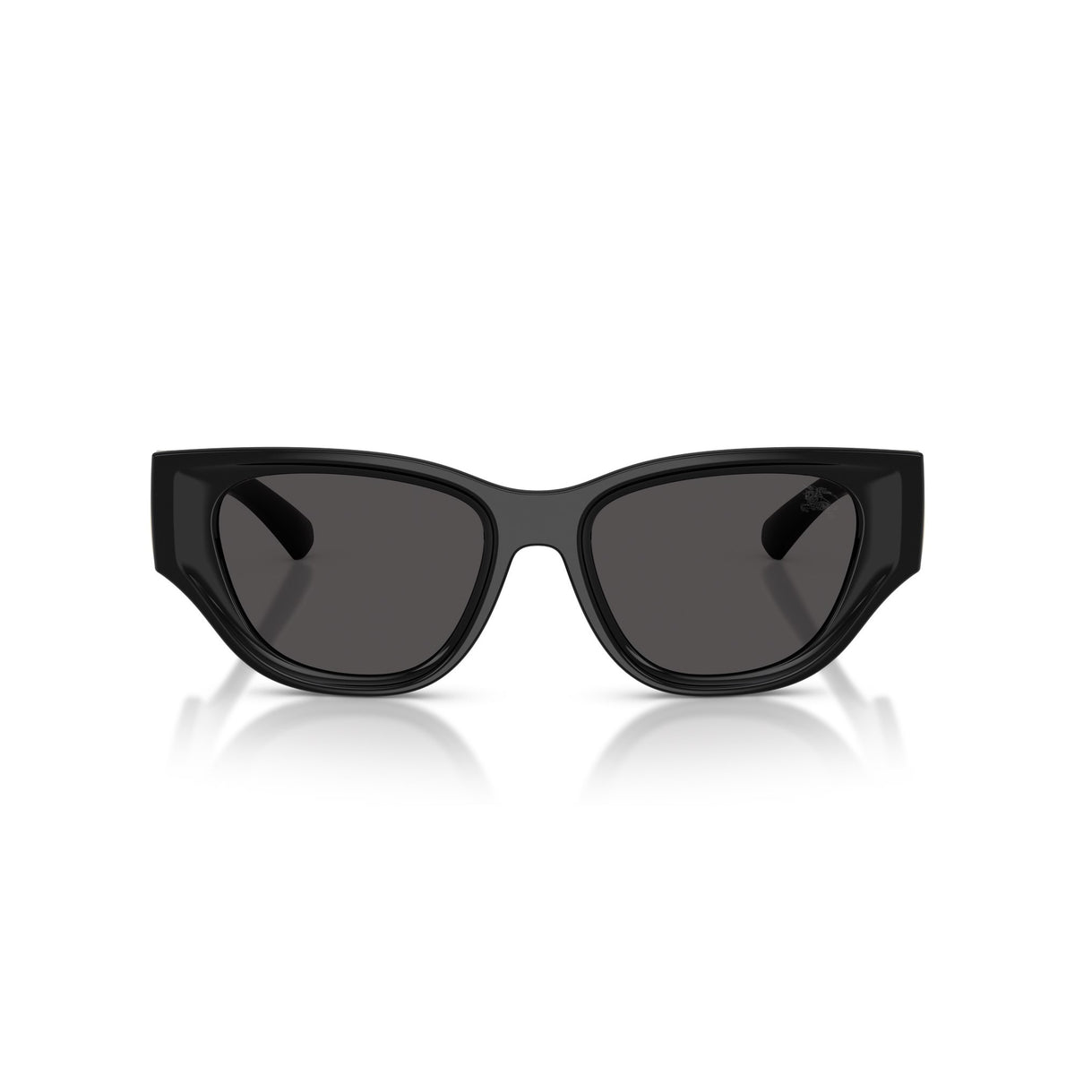 Burberry Black Cat-Eye Sunglasses With Gold Logo Accent 1