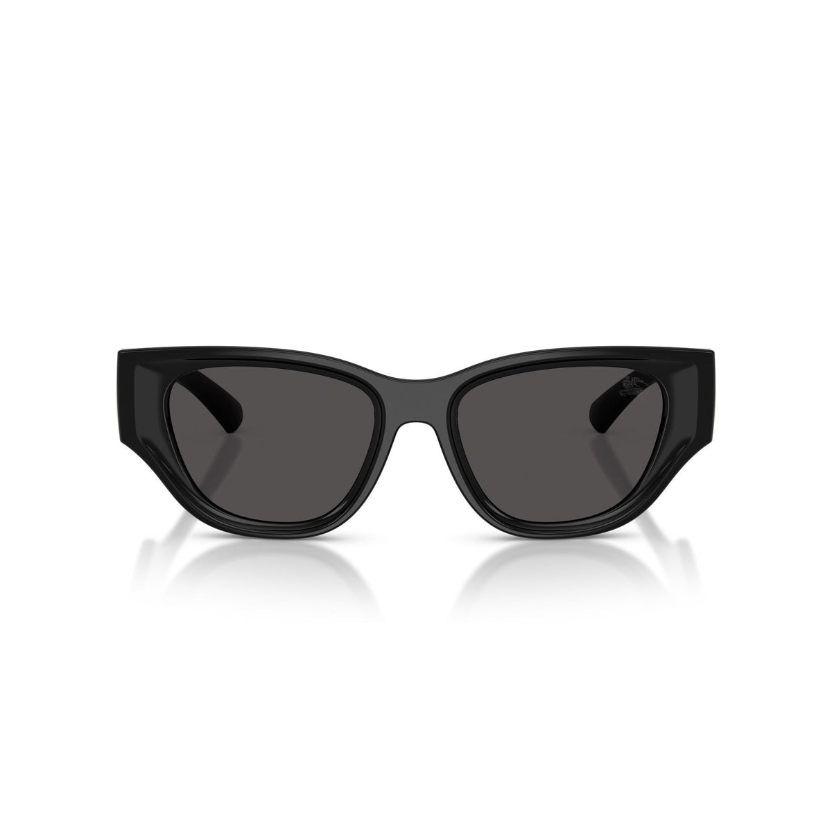 Burberry Black Cat-Eye Sunglasses With Gold Logo Accent 1