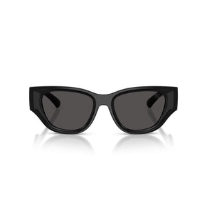 Burberry Black Cat-Eye Sunglasses With Gold Logo Accent