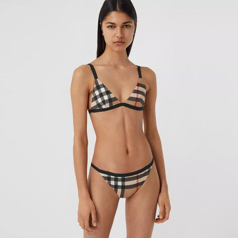 Burberry Loing Check Two - Piece Bikini Set - BEAUTY BAR
