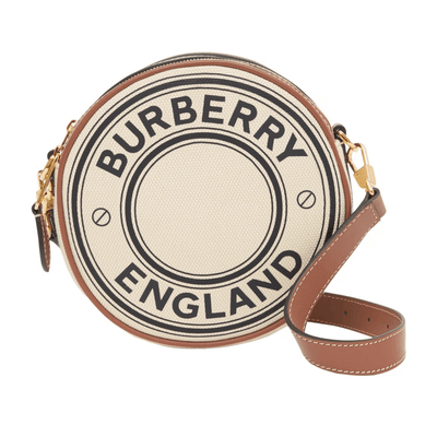 Burberry Louise Canvas & Calfskin Bag
