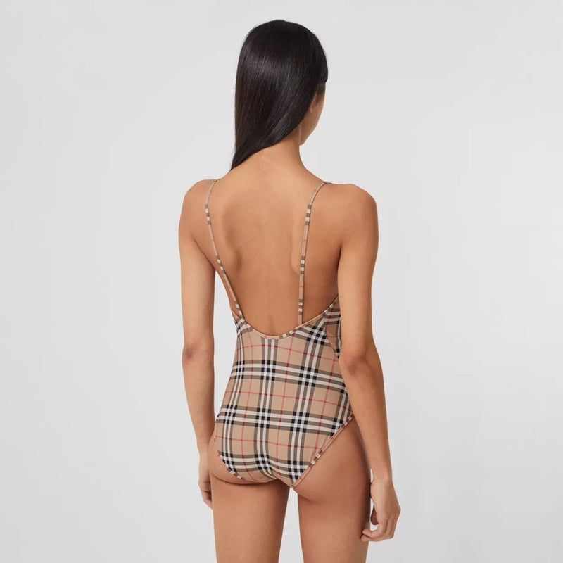 Burberry Cobb Vintage Check One-Piece Swimsuit 2