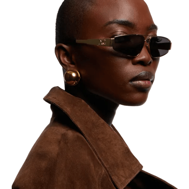 Celine Eyewear Triomphe Metal Aviator Sunglasses 2