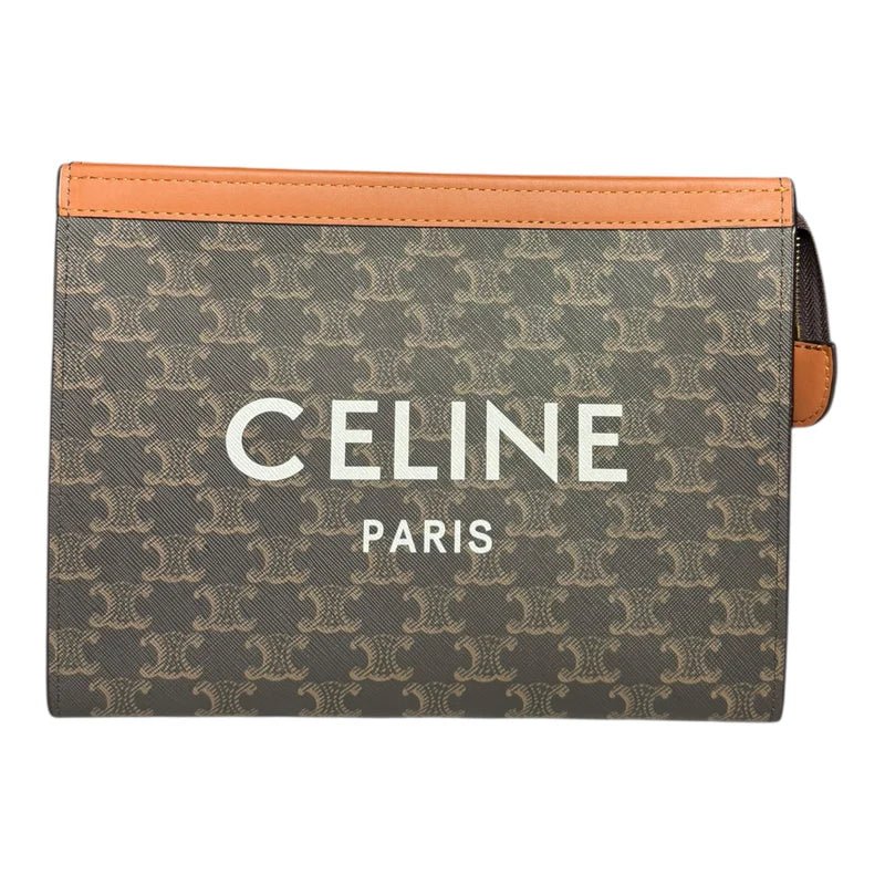 Celine Small Pouch With Celine Print 3