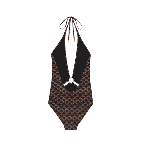 Celine Swimsuit In Monogram Jersey - BEAUTY BAR
