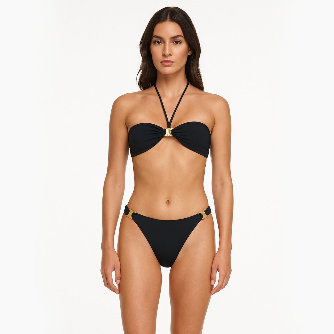Celine Triomphe Balconette Top In Matte Jersey 1