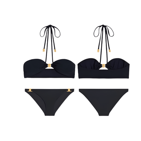 Celine Triomphe Balconette Top In Matte Jersey - BEAUTY BAR