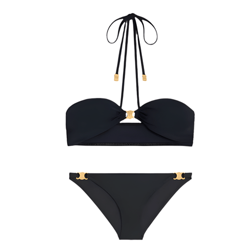 Celine Triomphe Balconette Top In Matte Jersey - BEAUTY BAR