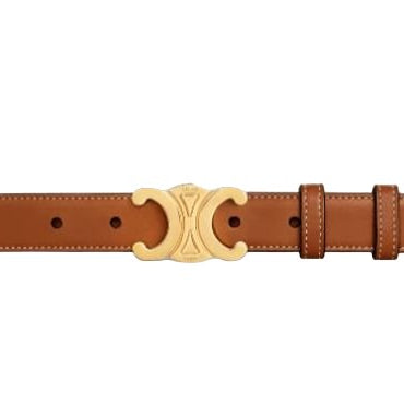 Celine Triomphe Belt Brown 4