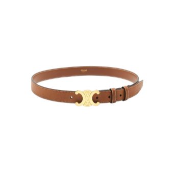 Celine Triomphe Belt Brown 5