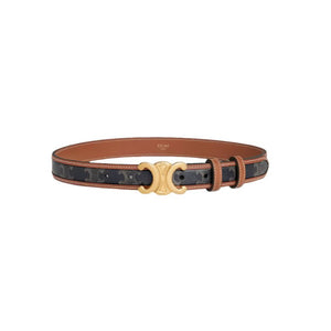 Celine Triumph Medium Bull Leather Belt