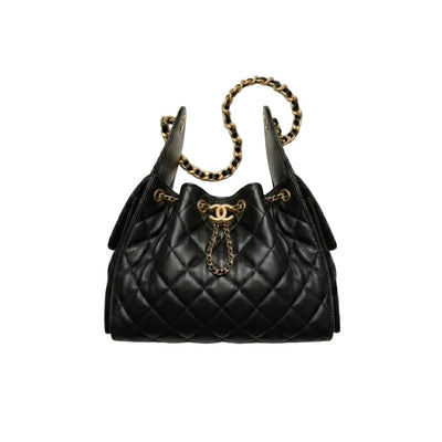 Chanel 25 Handbag Small Black