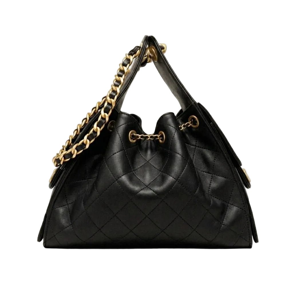 Chanel 25 Handbag Small Black 3
