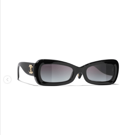 Chanel Butterfly Sunglasses Black 1