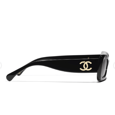 Chanel Butterfly Sunglasses Black 3
