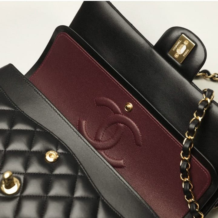 Chanel Classic HandBag Lambskin Black 4