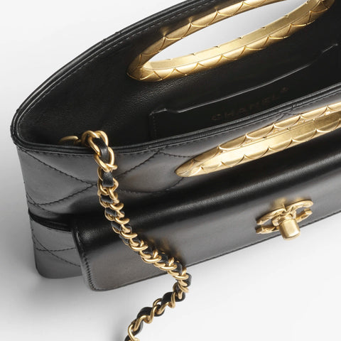 Chanel Lambskin Quilted Clutch Mini Flap Bag - BEAUTY BAR