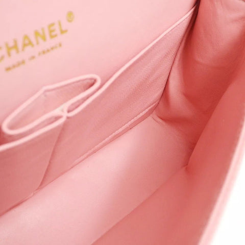Chanel Pink Medium Classic Double Flap Shoulder Bag - BEAUTY BAR