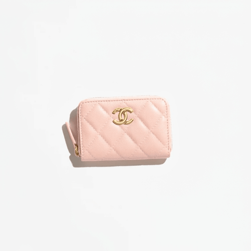 Chanel Shiny Grained Calfskin Light Pink - BEAUTY BAR