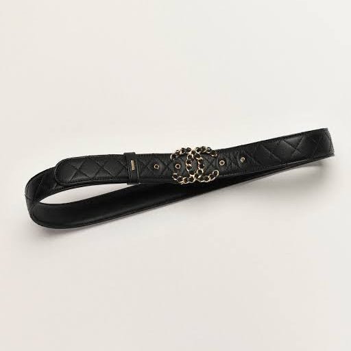Chanel Signature CC Chain Leather Belt 2