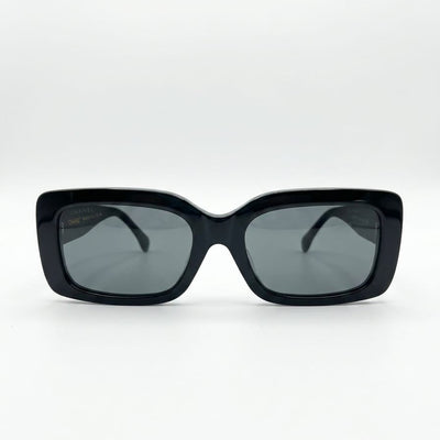 Chanel Square-Frame Signature Logo Sunglasses