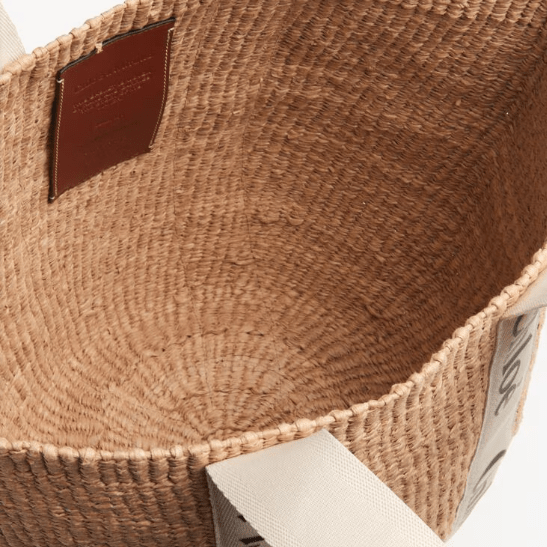 Chloé Large Woody Basket in Natural Fibers 4