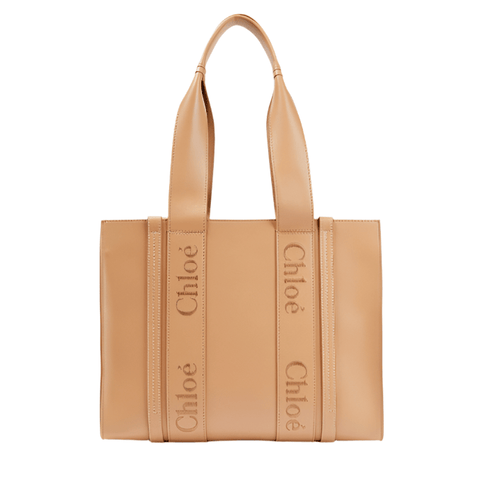 Chloé Medium Leather Woody Tote Simone Bag - BEAUTY BAR