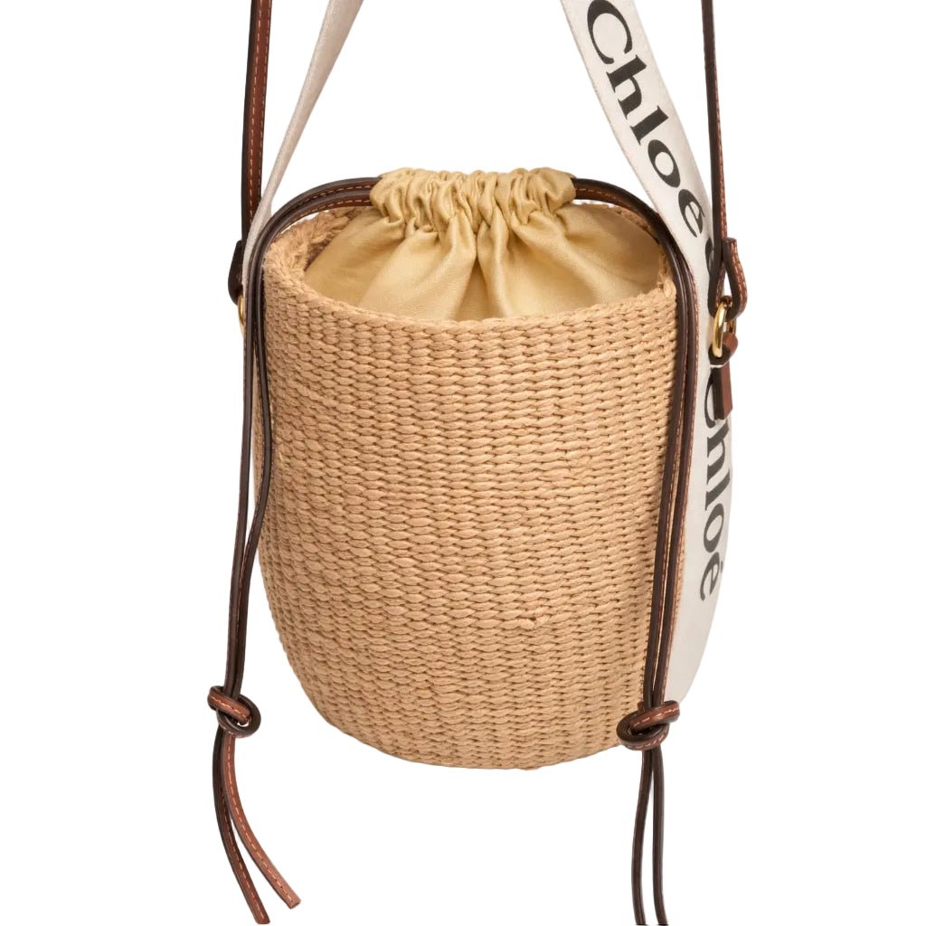 Chloé Woven Drawstring Tote Bag 2