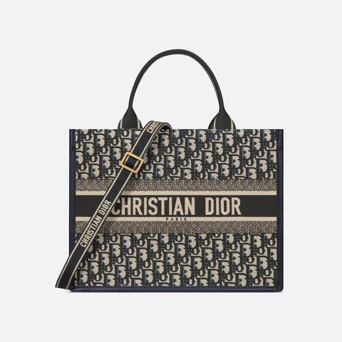 Christian Dior Large Book Tote Blue - BEAUTY BAR