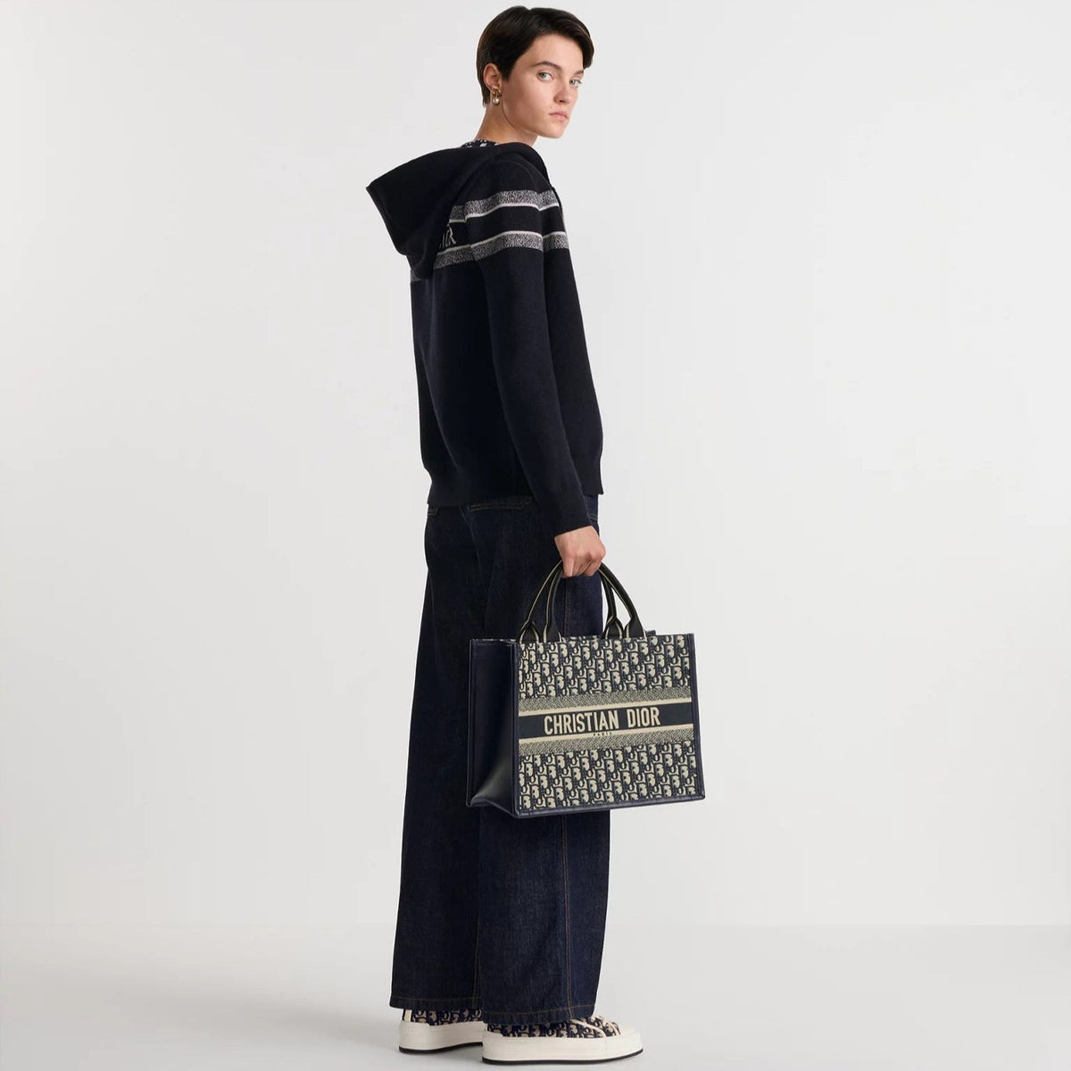 Dior Large Book Tote Blue 2