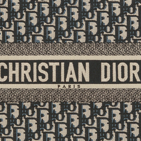 Christian Dior Large Book Tote Blue - BEAUTY BAR